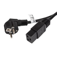 Кабел/преходник Lanberg CEE 7/7 -> IEC 320 C19 power cord 16A 1.8m VDE
